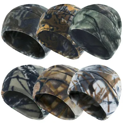 Tactical Thermal Skull Cap Winter Warm Skiing Hiking Fleece Beanie Hat Men Womem • $4.99