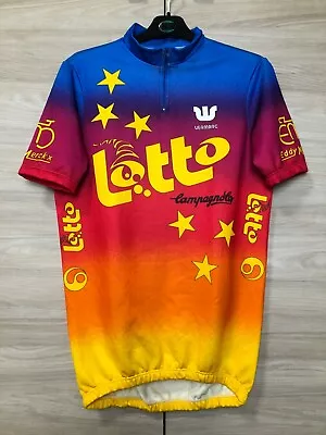 Eddy Merckx Lotto Vermarc 80's Campagnolo Vintage Cycling Bike Jersey Shirt Rare • $60