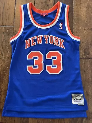 Mitchell & Ness Women’s New York Knicks Patrick Ewing Throwback Jersey Sz S • $55