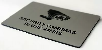 CCTV Security Camera In Use Warning Signs • $27.95