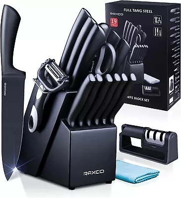 RAXCO Knife Set-Kitchen Knife Set Knife Block Set Chef Knife Set- With Block • $85.04