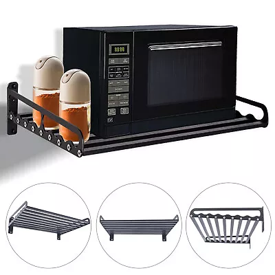 Wall Mount Microwave Oven Bracket Kitchen Storage Cooker Holder Shelf • $39.90