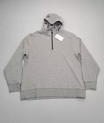 Nike Sweater Adult Large Gray Hoodie Fleece Golf Dri-Fit Pullover Mens • $44.99