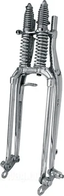 I-Beam Springer Forks Offset For Harley Big Twins All Chrome • $2300