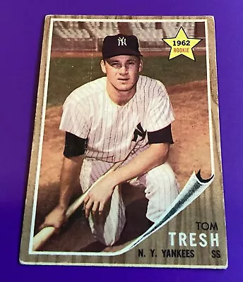 1962 Topps Baseball #31 Tom Tresh New York Yankees RC VG • $3.47