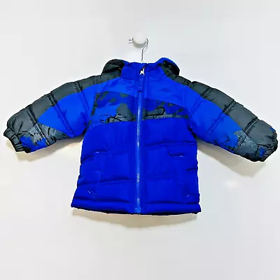 Pacific Trail Hooded Puffer Full Zip Jacket Warm Fleece Coat Baby Size 12M • $12.99