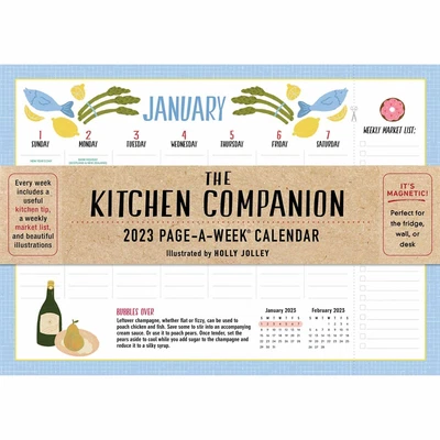 £10.48 • Buy Kitchen Companion Magnetic Weekly Desk Pad 2023 - Art - Week To View