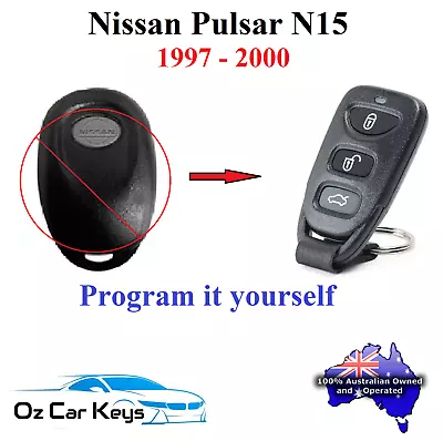 Remote No Key Fob Suits Nissan  Pulsar N15 1998 1999 2000 • $34.50