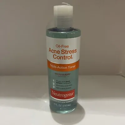 $12.99 • Buy Neutrogena Acne Stress Control Triple-Action  Toner W/ Salicylic Acid-8oz New