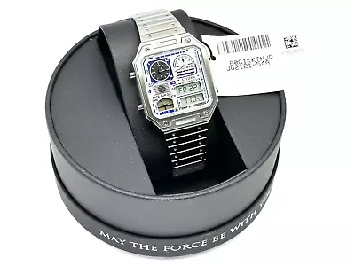 Citizen R2-D2 Star Wars Analog Digital White Dial Watch Alarm Temp JG2121-54A • $199.99