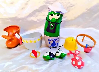 Veggie Tales Mix-Up Larry The Cucumber Mr Potato Head 12 Piece Dress Up Toy 2004 • $18.93