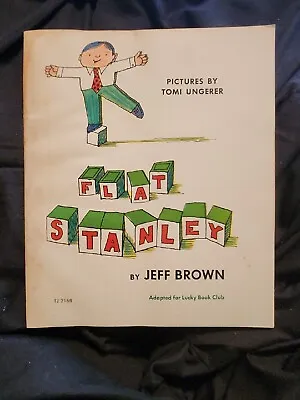 Flat Stanley Lucky Book Club By Jeff Brown Illustrator Tomi Ungerer 1st PRT • $14