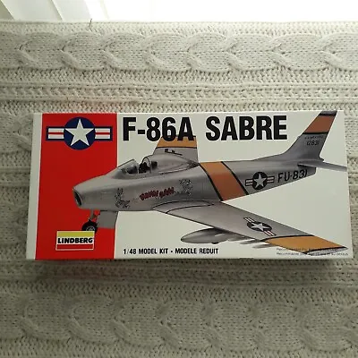 Lindberg 70553 1:48 Scale North American F-86A Sabre Plastic Model Kit • £21.50