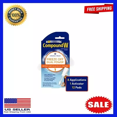 $21.90 • Buy Compound W Dual Power, Freeze Off & Liquid Wart Remover, 8 Freeze Applications +