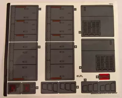 LEGO IMPERIAL CONVEYEX TRANSPORT 75217 STICKER SHEET ONLY From Set New & Genuine • $5.24