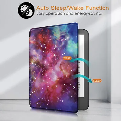 AUS E-Reader Display Case Auto Sleep Wake Cover For Amazon New Kindle 11gen 2022 • $22.37