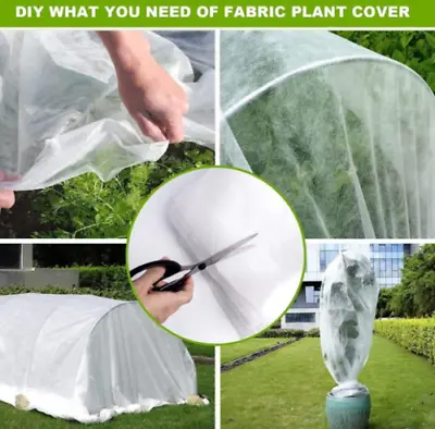 Heavy Duty Winter Frost Cover Protection Garden Plant Fleece 30GSM  • £7.62