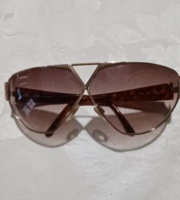 Valentino Vintage V611 903 Hollywood Regency Tortoise Frame Sunglasses • $75