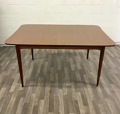 Vintage Mid Century Modern MCM Wood And Formica Dining Table • $725