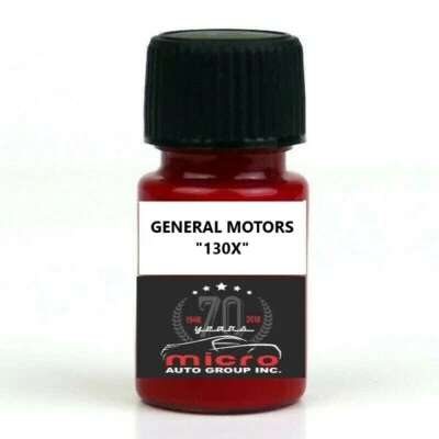 $14.88 • Buy General Motors Pull Me Over Red 130X Touch Up Paint With Brush 2 Oz SHIPS TODAY