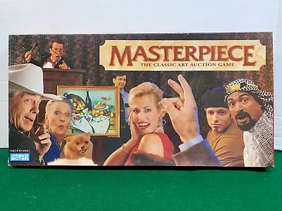 MASTERPIECE Classic Board Game ART AUCTION 1996 Parker Brothers 100% COMPLETE • $69.99