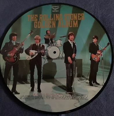 The Rolling Stones Golden Album Japan Picture Disc Lp Record • $45