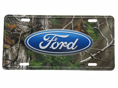 Ford Woodland Camo Camouflage Realtree 6 X12  Aluminum License Plate Tag • $9.88