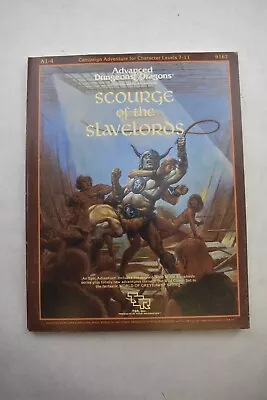 Advanced Dungeons & Dragons - Scourge Of The Slavelords - AD&D 9167 A1-4 • $47.99