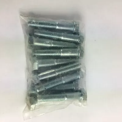 3/8 -24 X 2  Grade 5 Zinc Finish Hex Cap Screw -  Kingpin Packages Of 10  • $5.99