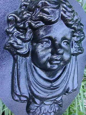 Victorian Girl Face Mold Plastic Garden Casting Plaster Concrete Mould 12  X 7  • $32.95