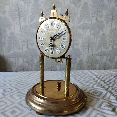 Vintage Brass Mechanical Haller Anniversary Clock Repair/Restoration 20x27.2cm • £26.99