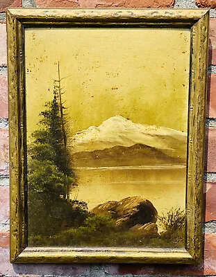 1920's Colorado Mountain Landscape Oil Painting. John Aubrey Speer. Pikes Peak? • $224.25