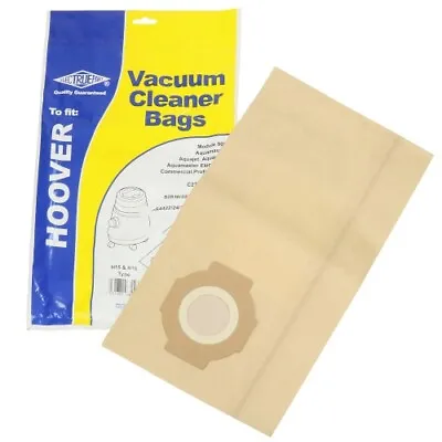 Replacement H16 Dust Bag Pack Of 5 For Hoover Aquamaster2FJet S4492 • £11.43