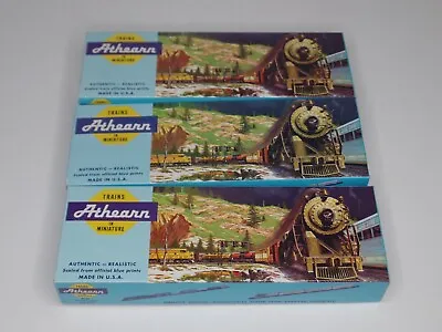 Athearn HO Scale 1150 1140 Work Train ATSF RPO Santa Fe Baggage Coach Cars Boxes • $49.95