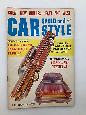 VTG Car Speed & Style Magazine July 1959 Vol 4 #1 Big Chrysler V8 No Label • $9.95