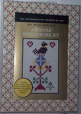 Met Museum Embroidery Country American Needlework Kit Needlepoint Cross Stitch • $14.99