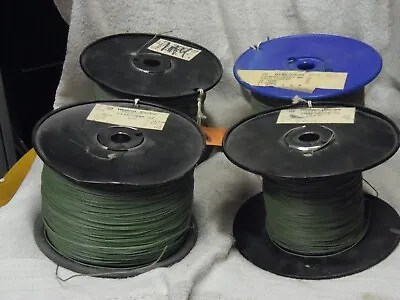 1000 Ft Coil Western Electric 24g Solid CoreCLOTH TINNED  Green • $200