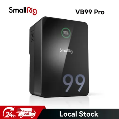 SmallRig V Mount Battery VB99 Pro 6700mAh 99Wh 14.8V PD USB-C Fast Charger • £268.90
