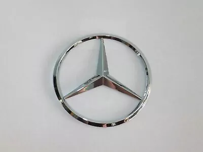 90mm Chrome Star Rear Trunk Emblem Logo Badge Decal Sticker For Mercedes Benz • $10.97