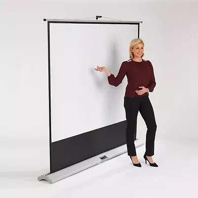 £125 • Buy Projector Floor Screen  Pull UP Space Saving   1530 Mm X 2100 Mm DELIVER LOCALLY