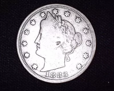 1883 1st Year Liberty Nickel No Cents Nice Coin 5474300 Minted #N089 • $18