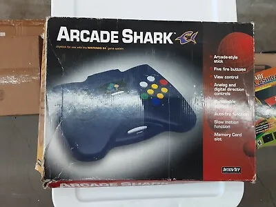 N64 - Superpad 64 Arcade Shark- No Joystick - Nintendo 64 - New? Untested #2618 • $74.99