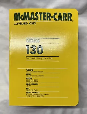 McMaster-Carr Catalog 130 | NEW | 2024 | *** FREE SHIPPING *** • $59.99