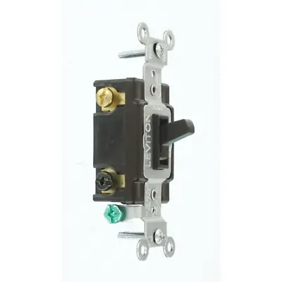 15 Amp Commercial Grade 4-Way Toggle Switch Brown • $15.49
