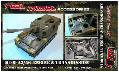 1/35th Real Model US M109A6 Engine & Trans Set • $40