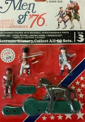 Men Of 76 Revolutionary War Figures Set 3 • $30