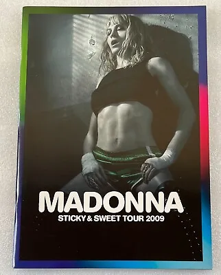 Madonna Sticky & Sweet Tour Programme 2009 • $50