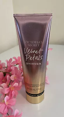 VICTORIA’S SECRET VELVET PETALS SHIMMER FRAGRANCE BODY LOTION CREAM 8 Oz Ne🦋 • $14.99