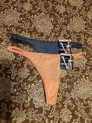 Vintage Vassarette Satin Second Skin Thong Panties Size 7/L • $65