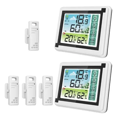 Weather Station Wireless Indoor Outdoor Humidity Monitor For Home • £17.04